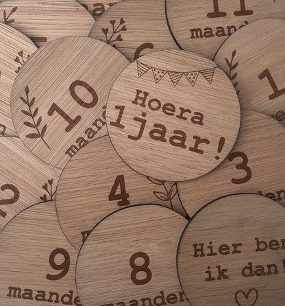 Mijlpaal kaarten ‘hier ben ik dan’